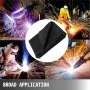 VEVOR 8 x 10 Ft Welding Blanket Black Fiberglass Blanket Portable Fiberglass Fire Retardant Blanket Welding Mat Welding Fireproof Thermal Resistant Insulation With Carry Bag