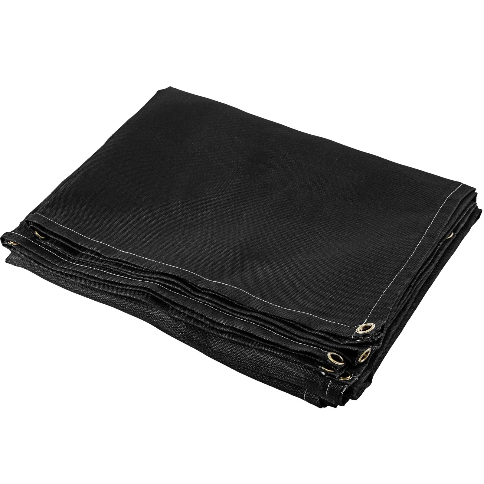 VEVOR 8 x 10 Ft Welding Blanket Black Fiberglass Blanket Portable Fiberglass Fire Retardant Blanket Welding Mat Welding Fireproof Thermal Resistant Insulation With Carry Bag