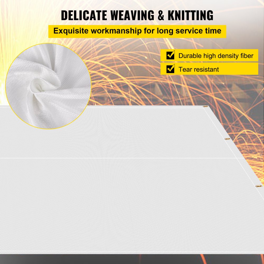 VEVOR Emergency Fire Blankets Fiberglass Welding Blanket 2 Pack Fire Blankets