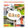 2 Set 3/4" Garden Hose Quick Connect Solid Brass Water Hose Fitting Female Male