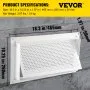VEVOR Crawl Space Flood Vent Foundation Flood Vent 8"Height x 16"Width Wall Vent