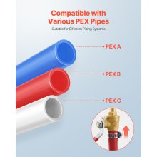 PEX Ball Valve 10 Pieces 1/2 in PEX Brass Ball Valve Full Port Brass Ball Valve