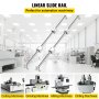 VEVOR Linear Rail Slide 2PCs 16mm x 1000mm Linear Bearing Slide Set with 4Pcs Block Bearings SC20UU+4Pcs Shaft Support Linear Shaft CNC Parts Kits for Electronic Equipment Guide Bar