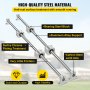 VEVOR Optical Axis 1200 mm Linear Rail Shaft Rod w/ Bearing Block Guide Support