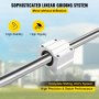 VEVOR Linear Rail Slide 2PCs 20mm x 1000mm Linear Bearing Slide Set with 4Pcs Block Bearings SC20UU+4Pcs Shaft Support Linear Shaft CNC Parts Kits for Electronic Equipment Guide Bar