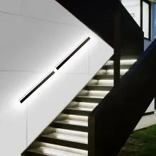 VEVOR Outdoor Wall Lights, 2 Pack, 47.2 Inch Long Strip Modern Exterior Wall Sconce Light Fixtures, 2700K-6000K, IP65 Waterproof Anti-Rust, Dimmable Outside Wall Mount Lighting, for House Porch Garage
