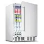 24" Outdoor Beverage Fridge Cooler 150QT Beer Refrigerator Stainless Steel