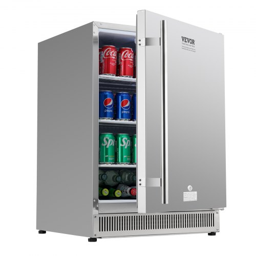 VEVOR 24 inch Indoor/Outdoor Beverage Refrigerator, 185QT