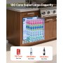 24" Outdoor Beverage Fridge Cooler 150QT Beer Refrigerator Indoor Outdoor