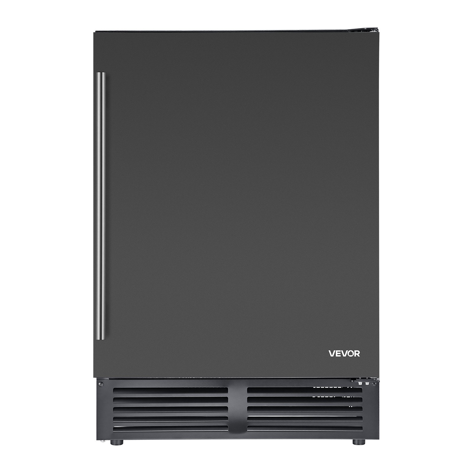 VEVOR Beverage Refrigerator, 24 Inch Under Counter Drink Fridge, Black, Hold 180 Cans, 5.0 Cu. Ft, Built-in / Freestand Cooler, Powerful Quiet Cooling System, 3 Shelves, Home Kitchen & Bar