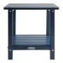 VEVOR Outdoor Side Table, 17.72W x 14.96D x 17.32H Inch, Double Layer HDPE Outside End Table for Easy Maintenance, Withstand Harsh Weather, Fit for Patio, Pool, Beach, Porch, Indoor, Backyard, Blue
