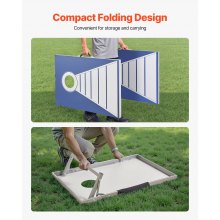 3x2ft Cornhole Set Portable Corn Hole Toss Game Board Aluminum with 8 Bean Bags