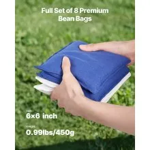 VEVOR 3x2ft Cornhole Set Portable Corn Hole Toss Game Board Aluminum 8 Bean Bags