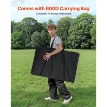 3x2ft Cornhole Set Portable Corn Hole Toss Game Board Wood 8 Bean Bag Carry Case