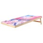VEVOR Cornhole-sæt, 4x2 fod Cornhole-spilbræt, massivt træ, bærbart kastebræt, indendørs og udendørs Cornhole-leg for voksne, inklusive 8 sækkestole og bæretaske, til haven, baghaven, stranden, camping