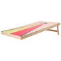 VEVOR Cornhole Set, 4x2 ft Corn Hole Game Boards, Solid Wood Portable Toss Board, Indoor and Outdoor Cornhole Play for Adults, Include 8 Bean Bags and Handle, for Yard, Backyard, Beach, Camping