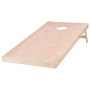VEVOR Cornhole-sett, 4x2 fot Cornhole-spillbrett, bærbart kastebrett i heltre, innendørs og utendørs Cornhole-lek for voksne, kastespill inkludert bæreveske, for hagen, bakgården, stranden, camping
