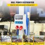 VEVOR Wall Power Distributor, ABS Plastic, Distribution Board with 4xSchuko Socket 230V/16A, 1xCEE Socket 400V/16A, 1xCEE Socket 400V/32A 5-Pin, FI Fuse, Circuit Breaker, for Outdoor Construction Site