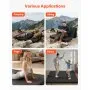 VEVOR Bouldering Crash Pad, Tri-Fold Rock Climbing Crash Pad with Adjustable Backpack Straps and Handle, Foldable Lightweight for Indoor Bouldering & Outdoor Climbing, Folded Size 48" x 22.2" x 15"