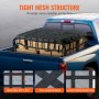 VEVOR Cargo Net, 96 in x 81 in, Heavy Duty Truck Cargo Net for Truck Bed, 4 Adjustable Straps with Carabiners & S-Hooks, Wear-resistant & Weather-proof, Suitable for Pickup, Truck, Jeep, SUV, Boat
