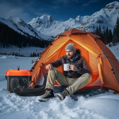 VEVOR Diesel Heater, 8KW, DC 12V/24V, All in One Portable Diesel