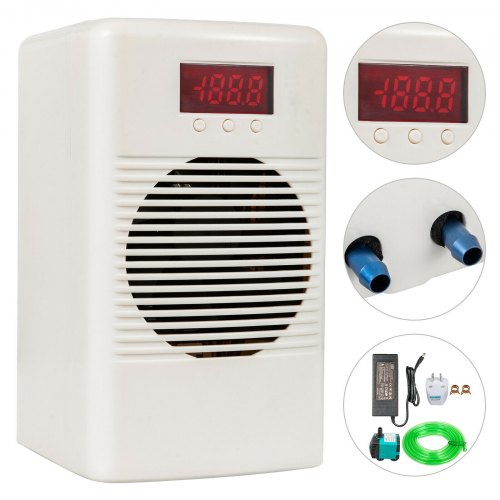 AU 220V 100W Fish Tank Shrimp Aquarium Water Chiller Cooling Cooler Fan Machine