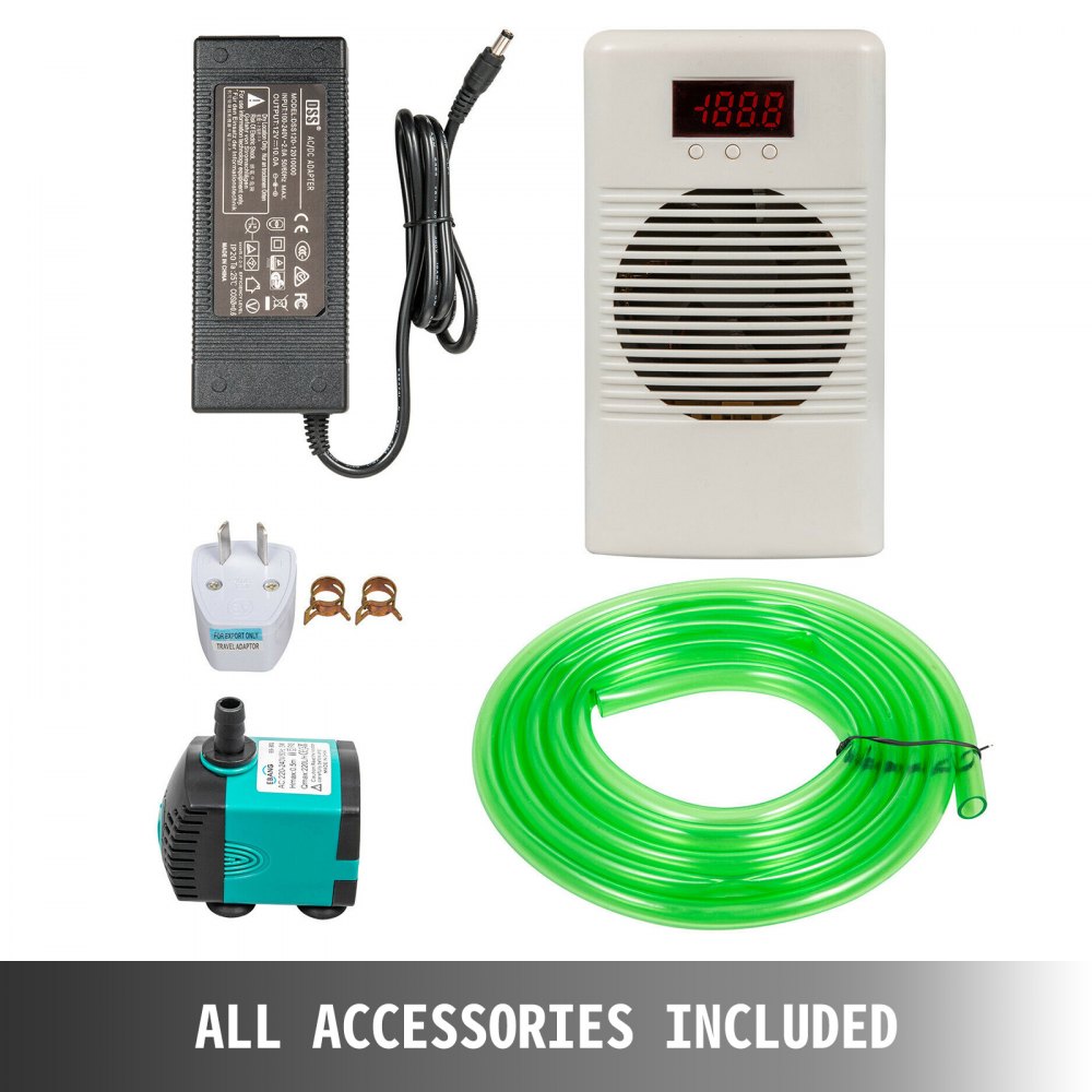 AU 220V 100W Fish Tank Shrimp Aquarium Water Chiller Cooling Cooler Fan Machine