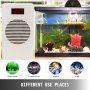 AU 220V 100W Fish Tank Shrimp Aquarium Water Chiller Cooling Cooler Fan Machine