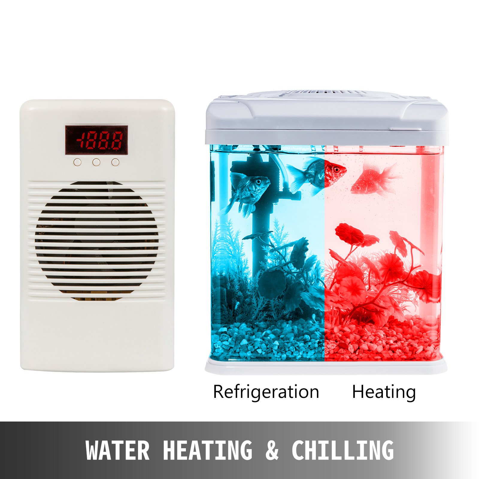 AU 220V 100W Fish Tank Shrimp Aquarium Water Chiller Cooling Cooler Fan Machine