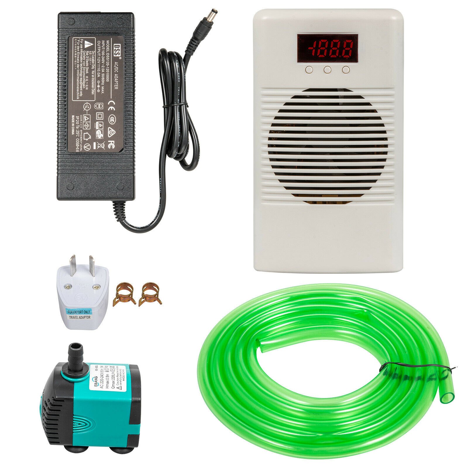 AU 220V 100W Fish Tank Shrimp Aquarium Water Chiller Cooling Cooler Fan Machine