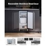 Undercounter Built-in Ice Maker Machine 50 Lbs/Day Reversible Door Outdoor Use