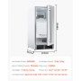 Undercounter Built-in Ice Maker Machine 50 Lbs/Day Reversible Door Outdoor Use