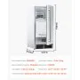 VEVOR Undercounter Built-in Ice Maker, 50 Lbs/Day Under Counter Ice Maker Machine with Reversible Door Stainless Steel, Freestanding Ice-Making Machine for Restaurant, Outdoor Kitchen, Terrace, Pool