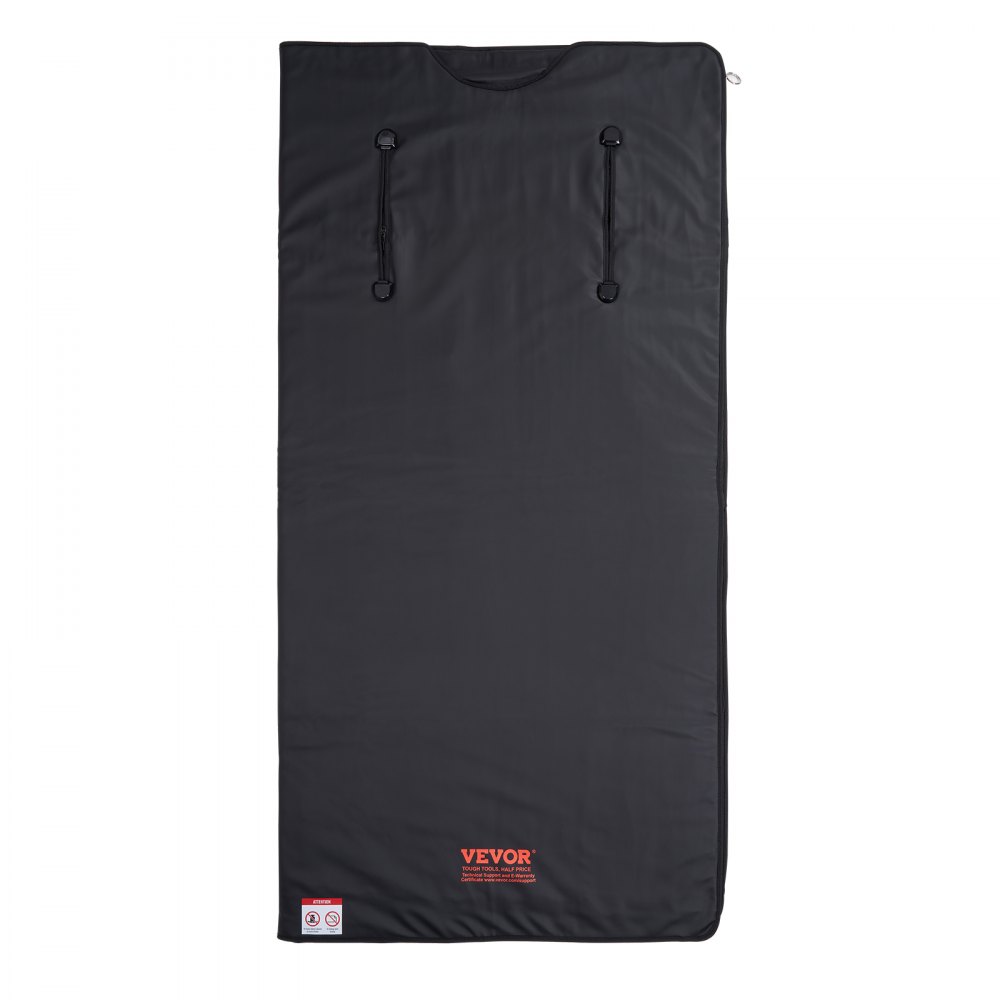 VEVOR Sauna Blanket for Detoxification, Portable Far Infrared Sauna for Home with Arm Holes for Comfort, 1-6 Level Adjustable Temprature Rannge 95-185℉, 1-60 Minutes Timer, Carbon Fiber Heating