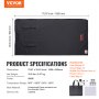 VEVOR Sauna Blanket for Detoxification, Portable Far Infrared Sauna for Home with Arm Holes for Comfort, 1-6 Level Adjustable Temprature Rannge 95-185℉, 1-60 Minutes Timer, Carbon Fiber Heating