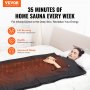 VEVOR Sauna Blanket Far Infrared Heating with Arm Holes for Detox
