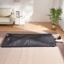 VEVOR Sauna Blanket for Detoxification, Portable Far Infrared Sauna for Home Relaxation, 1-6 Level Adjustable Temprature Rannge 95-185℉, 1-60 Minutes Timer, Far Infrared Carbon Heating Sauna Bag