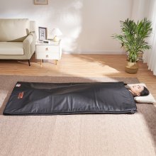 VEVOR Sauna Blanket for Detoxification, Portable Far Infrared Sauna for Home Relaxation, 1-6 Level Adjustable Temprature Rannge 35-85°C, 1-60 Minutes Timer,1800x800mm
