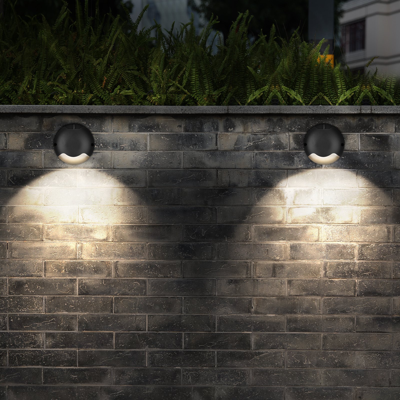 VEVOR Dimmable Deck Lights, 3W 12V-24V LED, IP66 Weather-Resistant Outdoor Wall Lighting, 3000K Warm Illumination for Steps, Stairs, Railings, and Fences, Includes Connectors (12 Pack, Soft White)