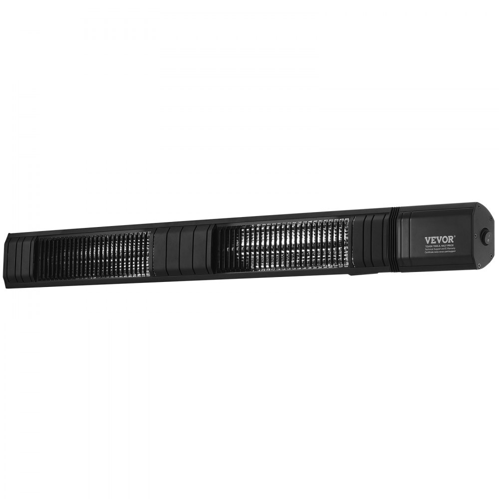 VEVOR Infrared Heater, 3000W Remote Control Electric Space Infrared Heater, IP65 Protection Carbon Infrared Outdoor Heater w/ 9 Speeds & Timer, for Porch,Patio,Dining Room,Studio,Backyard, Wall Mount