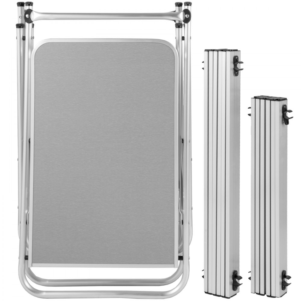 VEVOR Foldable Camping Kitchen Portable Outdoor Kitchen 47"w/ Carry Bag Aluminum