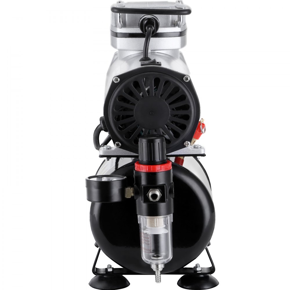 1/5HP Airbrush Air Compressor With 3L Air Tank Single Cylinder Nail Art Make Up