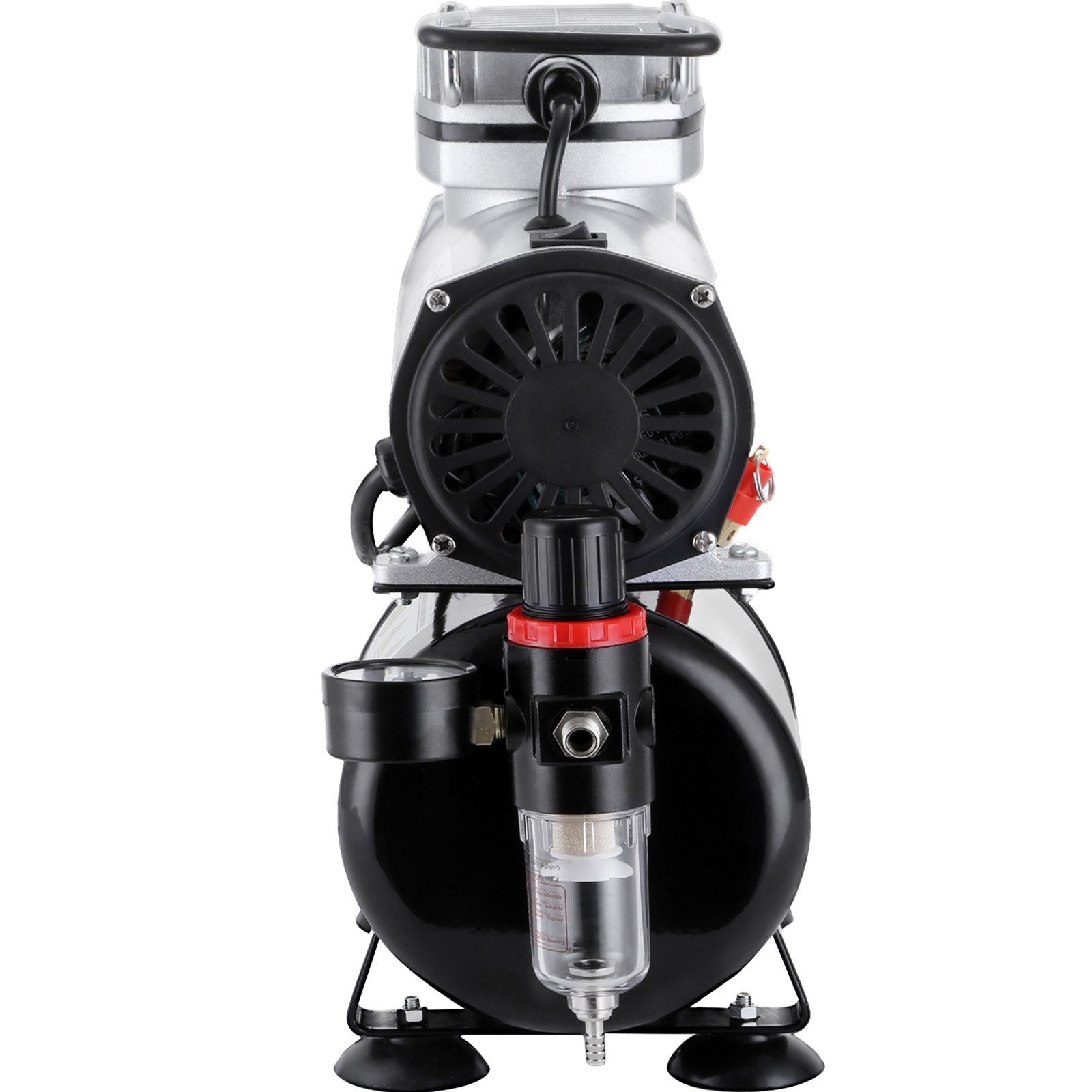 1/5HP Airbrush Air Compressor With 3L Air Tank Single Cylinder Nail Art Make Up