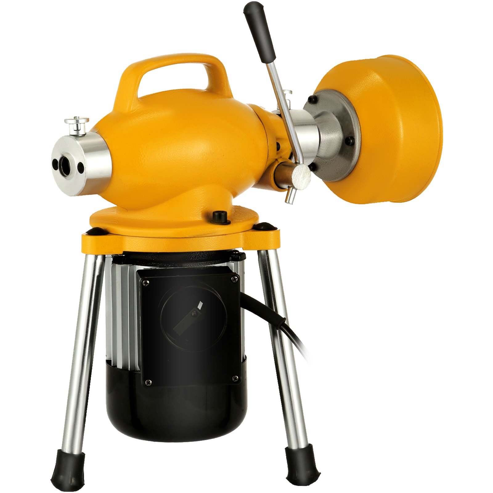VEVOR Drain Cleaner Machine, 66Ft x2/3Inch Electric Drain Auger with 2 Cables for 3/4" to 4" Pipes, Power Spin with Autofeed Function & 6 Cutters, Sewer Snake for Toilet Sewer Bathroom Sink Shower