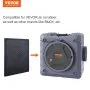 VEVOR Active Carbon Filters, 3 Pack, 40 x 40 mm Air Filter Replacement, High-efficient Stage 2 Filters Compatible w/ BlueDri & VEVOR Scrubber, Air Purifiers, Water Damage Restoration Equipment
