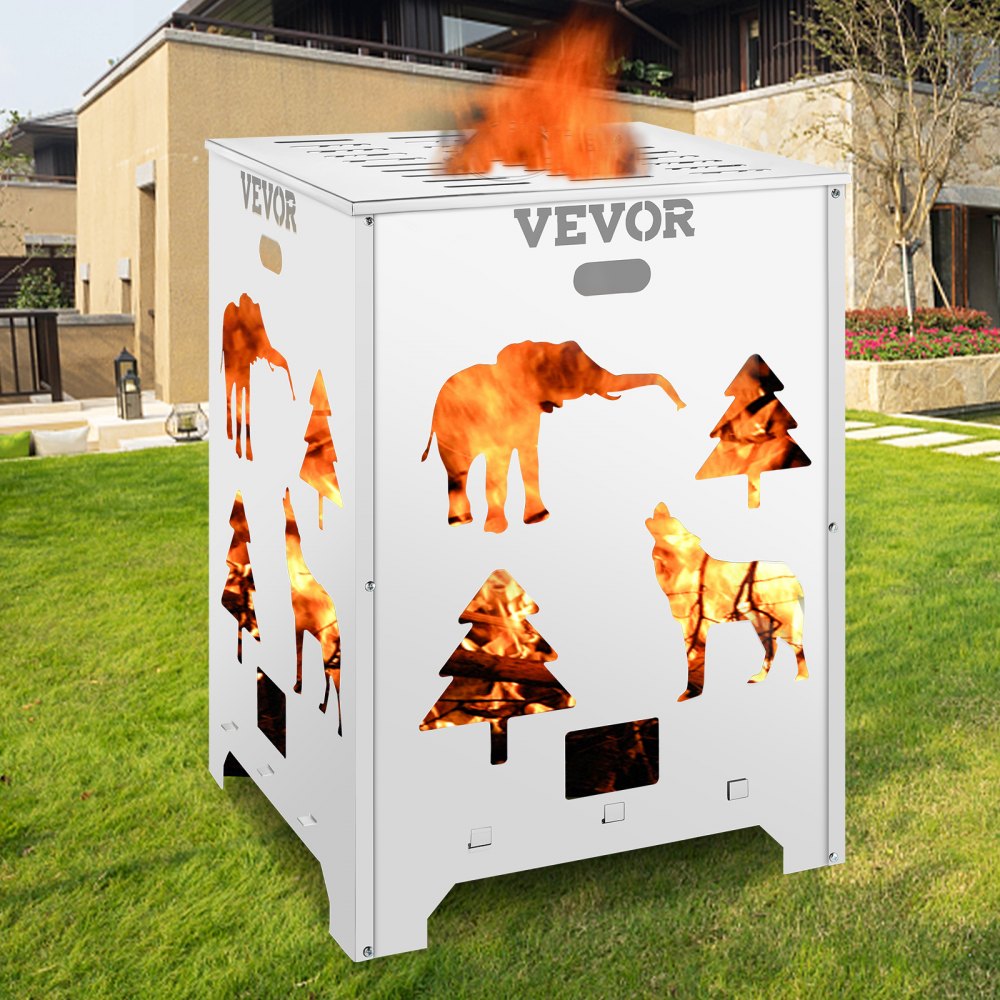 Vevor Burn Barrel Burn Drum Incinerator Barrel 22x22x32 Inch For Yard Waste