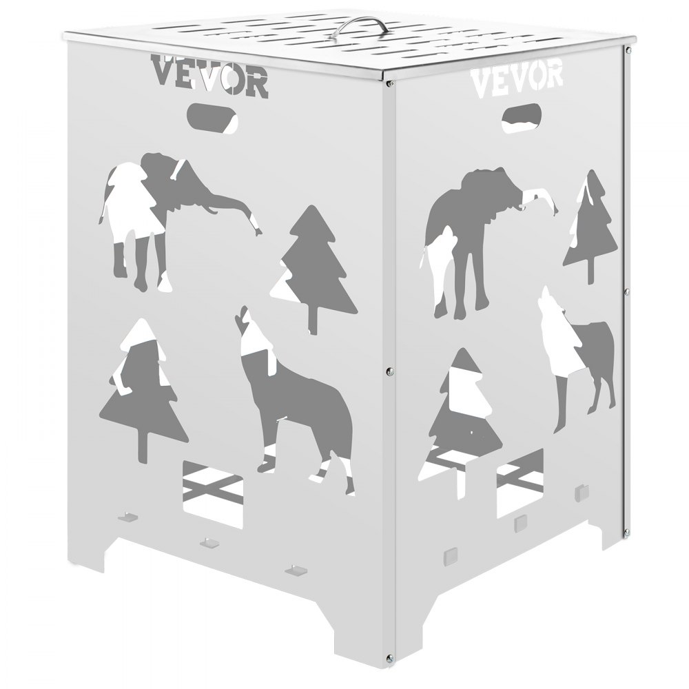 Vevor Burn Barrel Burn Drum Incinerator Barrel 22x22x32 Inch For Yard Waste