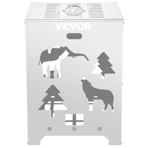 Vevor Burn Barrel Burn Drum Incinerator Barrel 24x24x34 Inch For Yard Waste