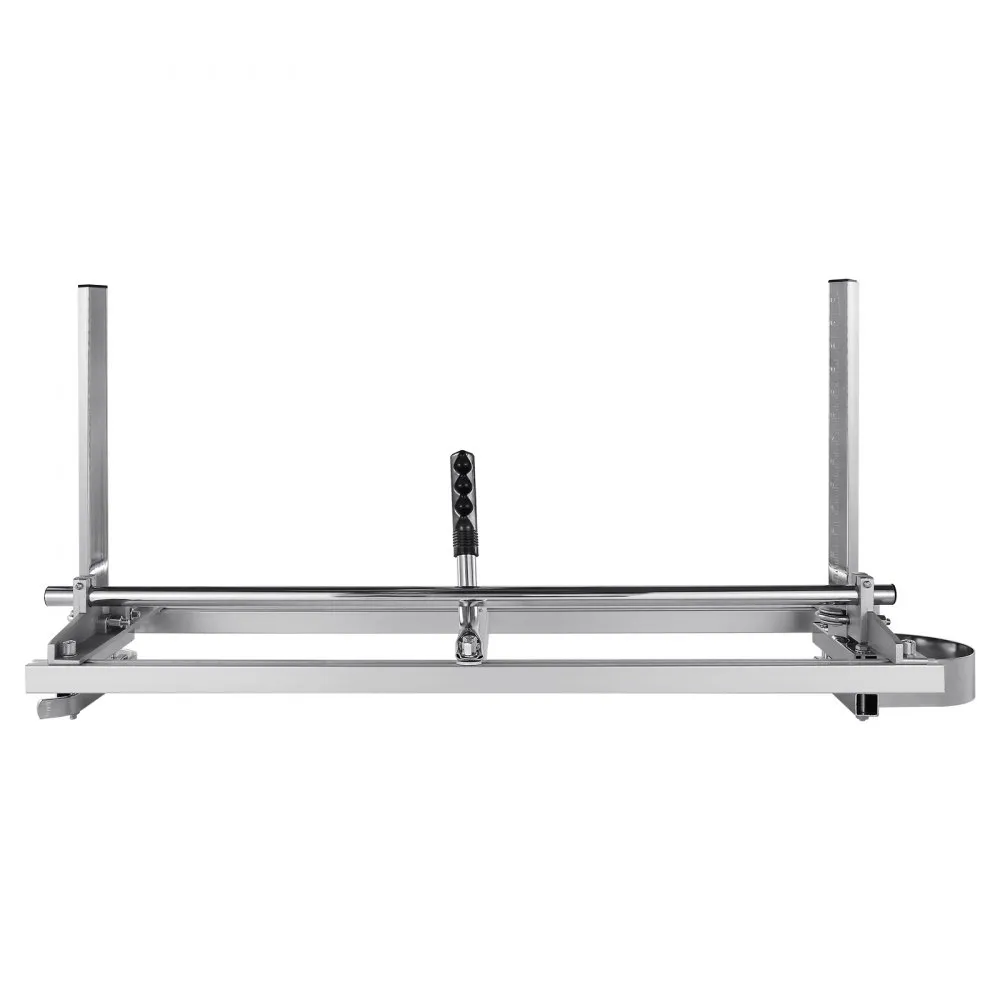VEVOR Portable Sawmill 14"-36" Guide Bar Galvanized Steel Chainsaw Planking 0.2"-11.81" Thickness, Wood Lumber Cross Cutting Saw Mill for Builders and Woodworkers, Silver