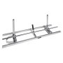 VEVOR chainsaw mill with adjustable guide rails and sturdy construction for precise wood cutting.
